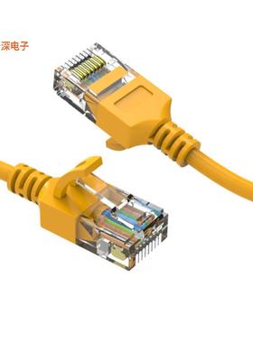 CM-100253YWBSTK |原装全新2Ft Cat6A UTP Slim Ethernet Netw