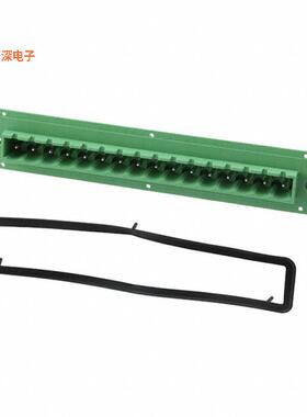 1899278 |接头，公引脚TERM BLK 16POS GREEN