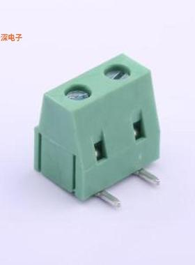 DB128R-7.5-2P-GN-S |原装弯插,P=7.5mm螺钉式接线
