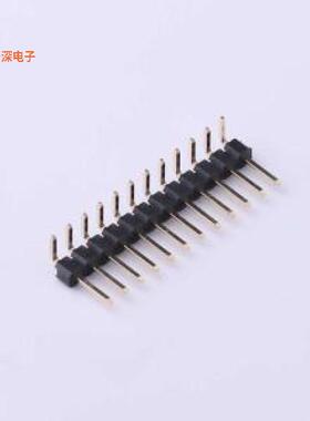 X6511WR-12H-C60D30R2 |高镀金 抗氧化排针弯插,P=2.54mm