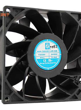 OA938EC-UR-1WB|110/220VACEC FAN 92X38MM 85-265VAC 60CF
