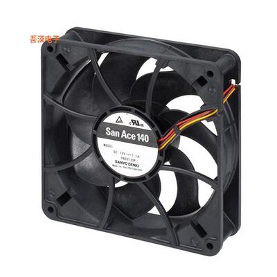 9RA1424P1G001|24VDC140X38MM 24VDC LOW NOISE TACH P