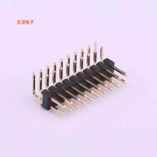 X6521WR-2x10H-C60D30 |原装弯插,P=2.54mm排针