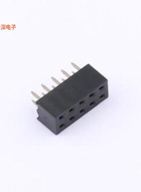 DS1026-06-2x5S8BV |排母2.0排母 H=4.3mm 2*5pin，直针，全金