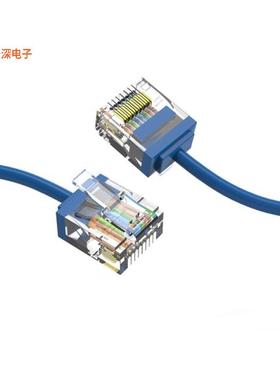 CM-100298BLBSTK |原装全新10Ft Cat6A UTP Super-Slim Ethern