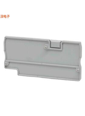 TBDR-03-25-GY|端盖2.5 MM WIRE SIZE, UL94 V-0, GRA