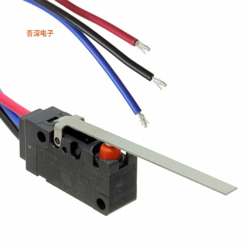 D2VW-01L1B-1MS-0 |SPDTSWITCH SNAP ACT SPDT 0.1A 125V