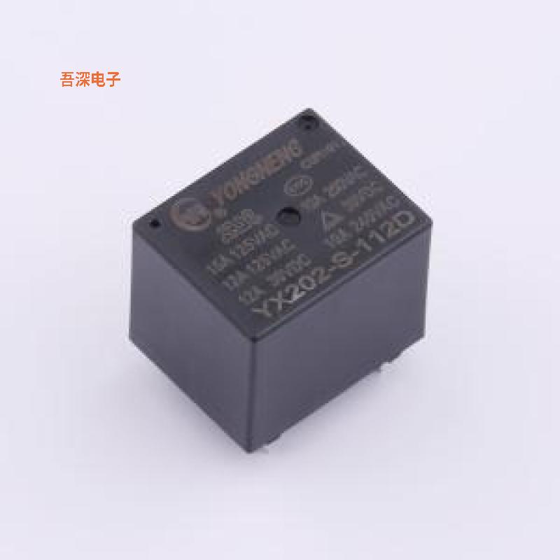 YX202-S-112D |功率继电器电流10A,12VDC,1组转换，0.36W