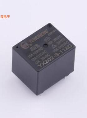 YX202-S-112D |功率继电器电流10A,12VDC,1组转换，0.36W