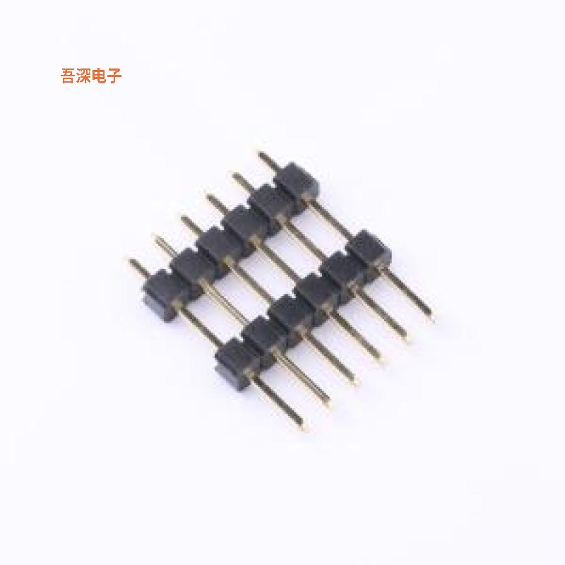 X6512WV-06H-C60D30-E100 |排针(X6512)2.54单排双塑