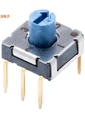 RDS-4S-7229-R-D |BCDSWITCH ROTARY DIP BCD 0.1A 50V