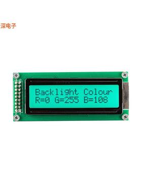 MD21605B6W-FPTLRGB |32.0DISPLAY, 2x16 COB LCD,  Black on