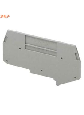 3072816|端板CONN TERM BLK END PLATE GRA