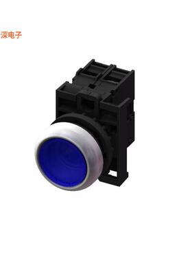 M22FP-ASF01-E30-BL |前面板安装FLAT PB-ALT-1B--BLUE