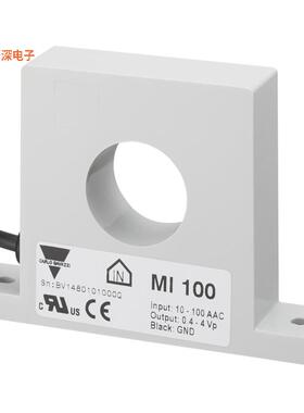 MI100 |40Hz ~ 1kHzCURR SENSE XFMR 100A CHAS MNT