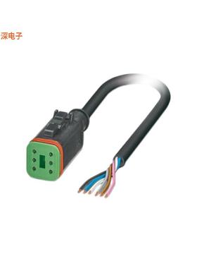 1415027 |插口至单条导线引线CABLE 6POS