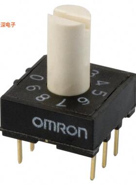 A6R-102RS |BCDSWITCH ROTARY DIP BCD 0.025A 24V