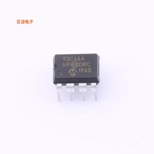 93C46A-I/P|原装PDIP-8IC EEPROM 1KBIT MICROWIRE 8DI