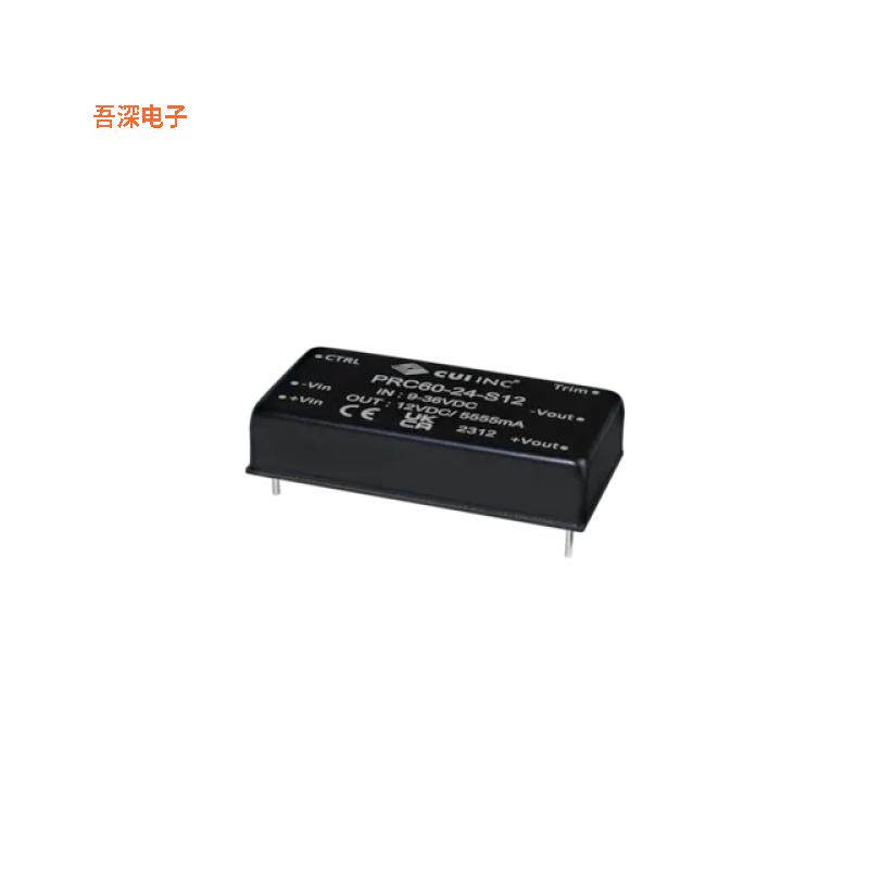 PRC60-24-S5 |隔离模块DC-DC, ISOLATED, 60 W, 9 ~ 36 VD