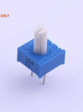 3386P-1-204 |原装插件TRIMMER 200K OHM 0.5W PC PIN TOP