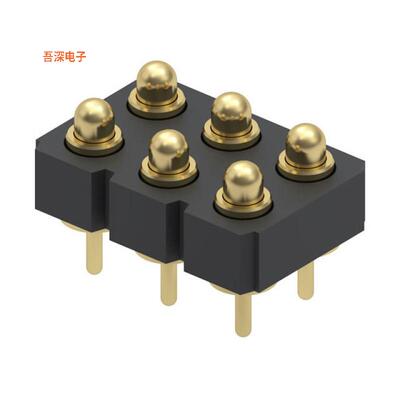 823-22-006-10-000101 |活塞型CONN SPRING PISTON 6POS PCB