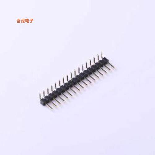 X6511WR-17H-C60D30R2 |高镀金 抗氧化排针弯插,P=2.54mm