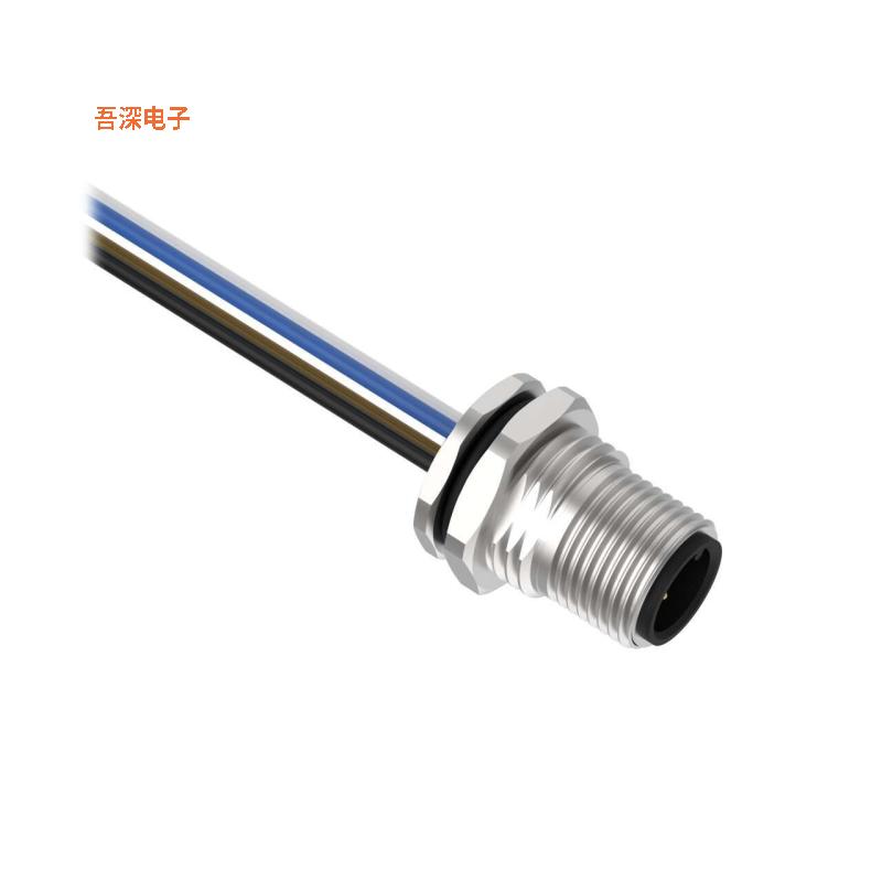 BR-M12M4R9-0.5 |插座CIRC CBL 4POS RCPT TO WIRE 1.64'