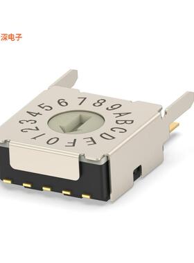 MRSSH4DG16THT |葛莱码SW ROTARY DIP GRY CODE 0.4VA 20V