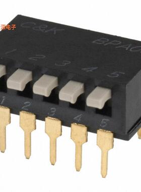 BPA05B |SPSTSWITCH PIANO DIP SPST 0.1A 5V