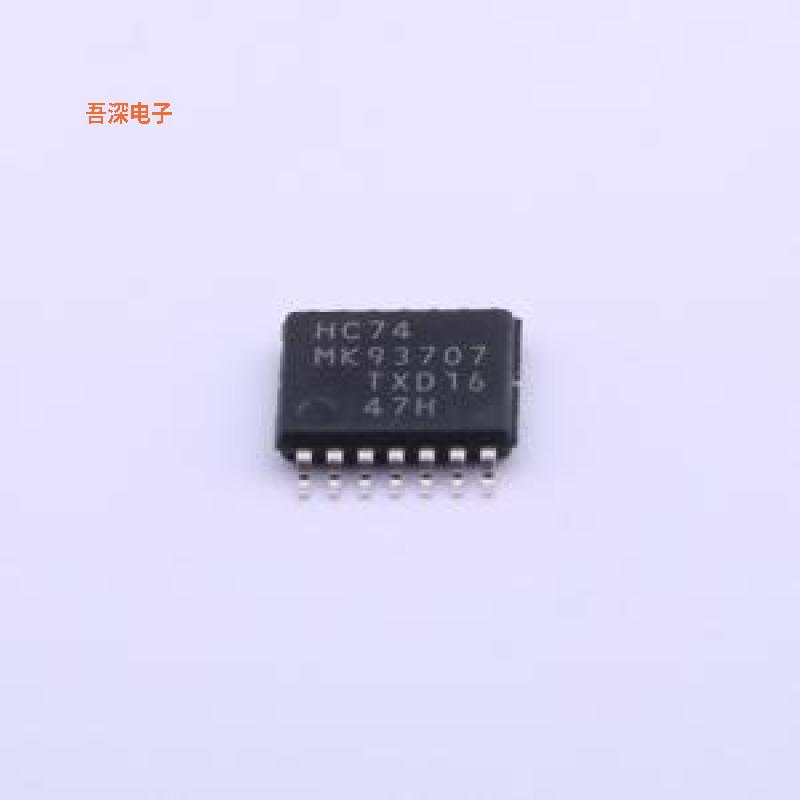 74HC74PW,118 |原装TSSOP-14IC FF D-TYPE DBL 1-BIT 14-TSSOP