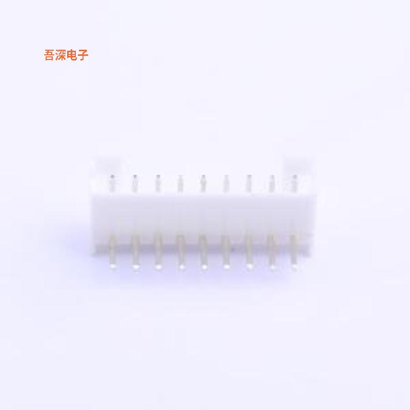 W-2001R09P-W000 |带定位线对板针座弯插,P=2mm