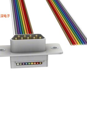M7NXK-0906R|插头，公引脚D-SUB CABLE - MML09K/MC10M/
