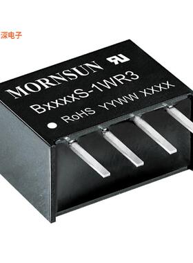 B1203S-1WR3 |隔离模块DC DC CONVERTER 3.3V 1W