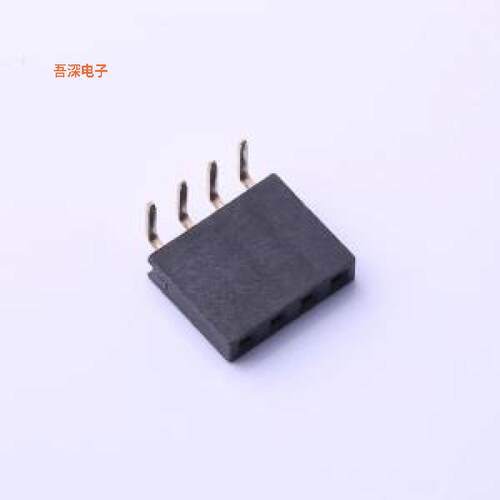 KH-2.54FH90-1X4P-H8.5 |原装弯插,P=2.54mm排母