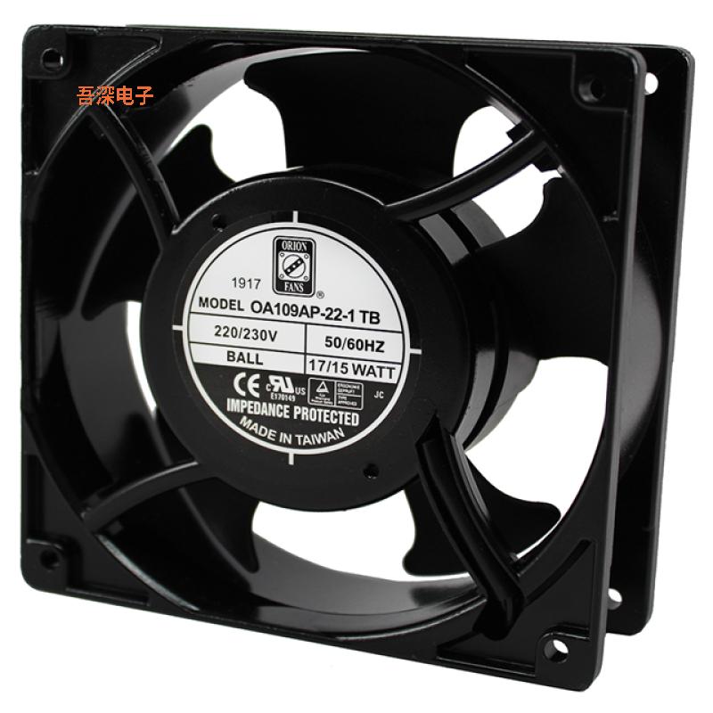 OA109AP-22-1TB |230VACFAN AXIAL 120X38MM 230VAC TERM