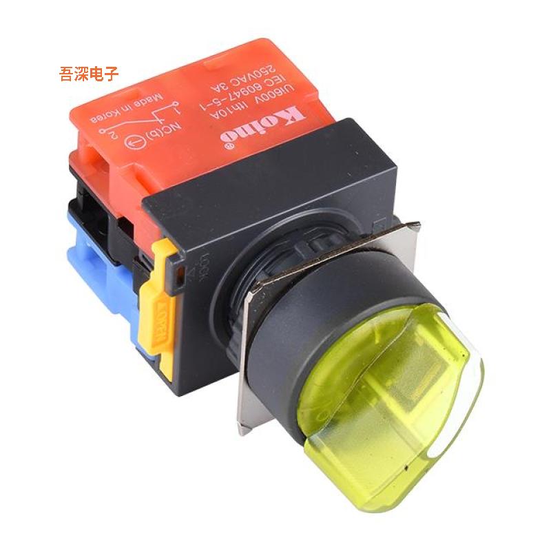 NS22-S3-L1CY1A1B |标准22mm SELECTOR SWITCH