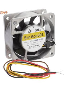 9LG0648P4S001 |48VDCFAN AXIAL 60X25MM 48VDC WIRE