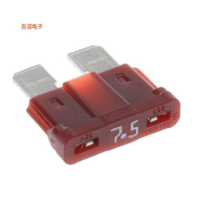028707.5L |需要支座FUSE AUTOMOTIVE 7.5A 32VDC 50PC