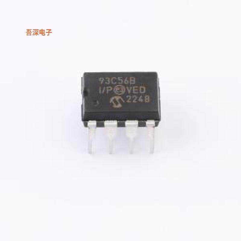 93C56B-I/P |原装PDIP-8IC EEPROM 2KBIT MICROWIRE 8DIP