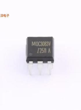 MOC3083VPE-AXW |耐压800V，IFT 5mA,DIP6可控硅输出光耦DIP-6