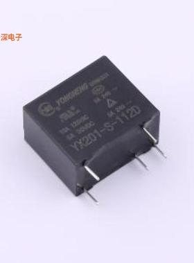 YX201-S-112D |电流5A，12VDC,1组转换功率继电器DIP-5