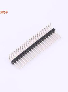 HDGC127-PW1-20 |排针1.27*1.0 弯针PA4.0 PB3.0 PC2.5 1X20P