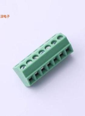 DB127S-3.5-7P-GN-S |原装P=3.5mm螺钉式接线