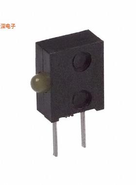 HLMP-6400-F0010 |黄色 CBI 1.91MM YELLOW DIFF RA