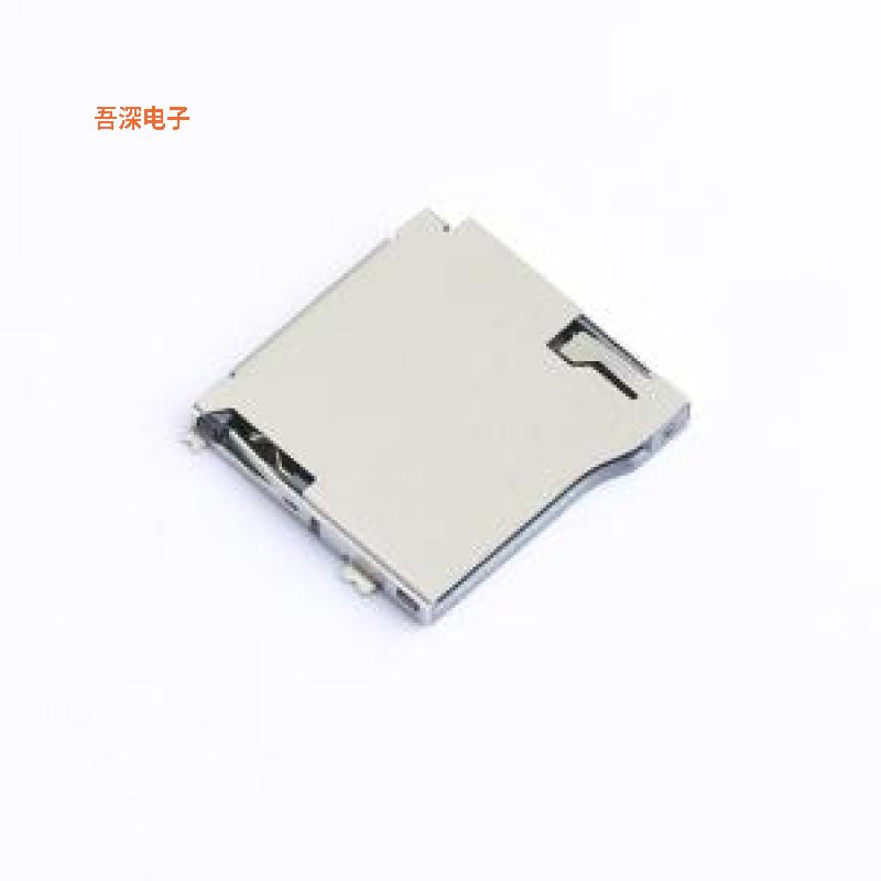 TF-012R |TF外焊自弹式无柱镀镍SD卡/SMD