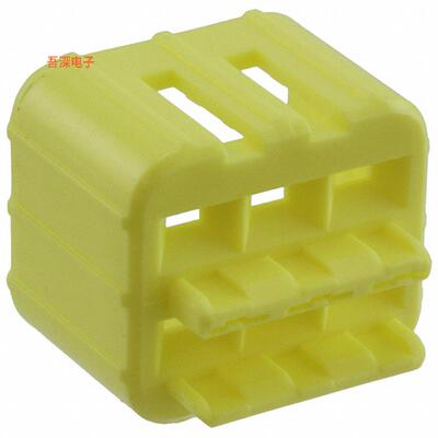 174265-7 |原装HousingsCONN CAP 6POS DOUBLE LOCK YELLOW