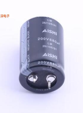 ELM2DM681P35KT |原装插件,D25xL35mm牛角型电解