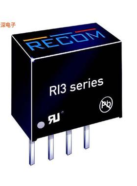 RI3-0505S |隔离模块DC DC CONVERTER 5V 3W