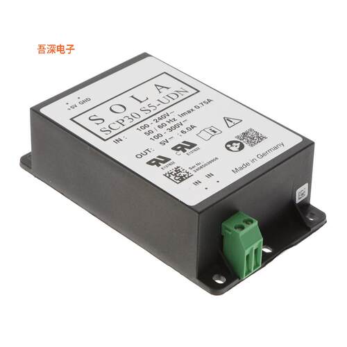 SCP30D15B-UDN |原装全新AC/DC DIN RAIL SUPPLY +/-15V 30W