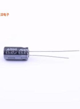 EWH1JM470E12OT |原装插件,D6.3xL12mm直插铝电解